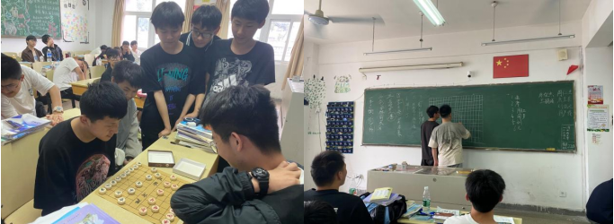情系棋間顯身手 棋寄人生樂無窮 --汽車工程學(xué)院221532班舉行象棋、五子棋大賽